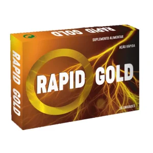 RAPID GOLD é um suplemento alimentar NATURAL de efeito rápido, 100% natural e tolerante ao álcool.