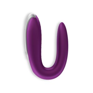 VIBRADOR DOUBLE FUN COM APP SATISFYER ROXO - Image 5
