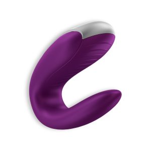 VIBRADOR DOUBLE FUN COM APP SATISFYER ROXO - Image 6