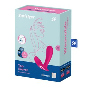ESTIMULADOR DO PONTO-G TOP SECRET COM APP SATISFYER ROSA - Image 2