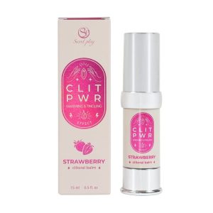 CLIT PWR - BÁLSAMO PARA CLÍTORIS DE MORANGO 15ML SECRET PLAY - Image 1