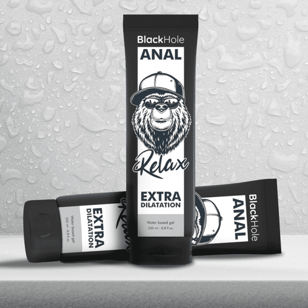 BLACK HOLE - GEL Á BASE DE ÁGUA PARA DILATAÇÃO ANAL 250ML