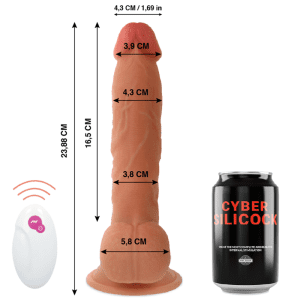 CYBER SILICOCK - VIBRADOR REALISTA COM COMANDO MR JOHN - Image 3