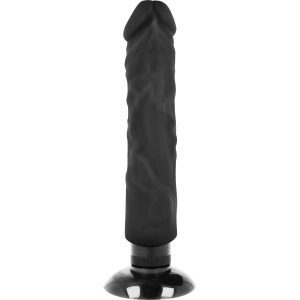 BASECOCK - VIBRADOR REALÍSTICO BASECOCK 2-1 PRETO 20 CM - Image 6