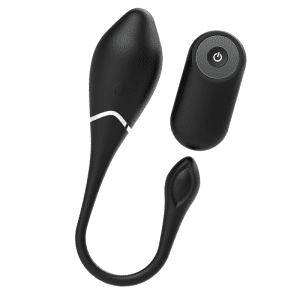 BLACK&SILVER - OVO VIBRATÓRIO RECARREGÁVEL JENELL - Image 1