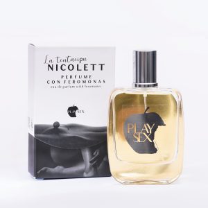 PERFUME COM FEROMONAS NICOLETT PARA ELA 50ML TENTACIÓN PLAY SEX - Image 1