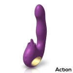 ACTION - VIBRADOR TOKA (COM OSCILAÇÃO 360º E LÍNGUA ESTIMULANTE)