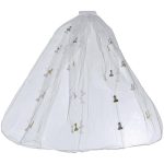 KHEPER GAMES - VÉU DE CASAMENTO COM DETALHES DE PÉNIS DOURADOS