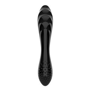 DILDO DE VIDRO DAZZLING CRYSTAL 1 PRETO SATISFYER - Image 4