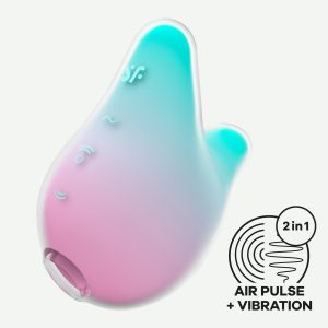 ESTIMULADOR MERMAID VIBES MENTA/ROSA SATISFYER - Image 1