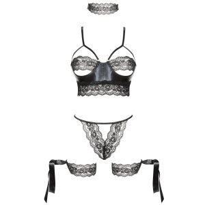 CONJUNTO DE 5 PEÇAS SHAQUILA PRETO BEAUTY NIGHT FASHION - Image 2