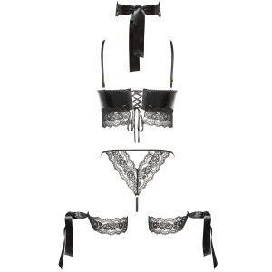 CONJUNTO DE 5 PEÇAS SHAQUILA PRETO BEAUTY NIGHT FASHION - Image 8