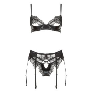 CONJUNTO DE 3 PEÇAS MARILYN PRETO BEAUTY NIGHT FASHION - Image 3