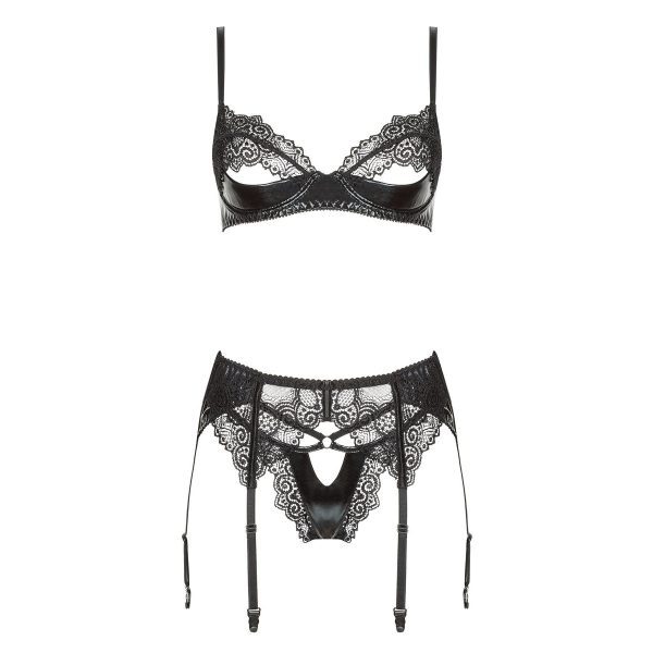 CONJUNTO DE 3 PEÇAS MARILYN PRETO BEAUTY NIGHT FASHION