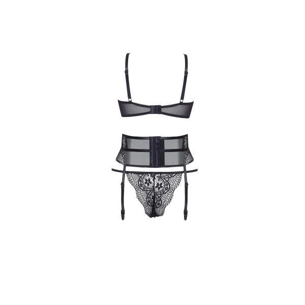 CONJUNTO DE 3 PEÇAS CHIARA PRETO BEAUTY NIGHT FASHION 8 CONJUNTO DE 3 PEÇAS CHIARA PRETO BEAUTY NIGHT FASHION