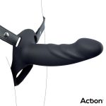 ARNÊS COM DILDO OCO ACTION BLACK L | TAMANHO L