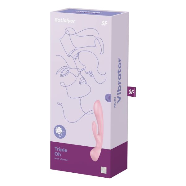 MULTI VIBRADOR TRIPLE OH ROSA SATISFYER 3 MULTI VIBRADOR TRIPLE OH ROSA SATISFYER