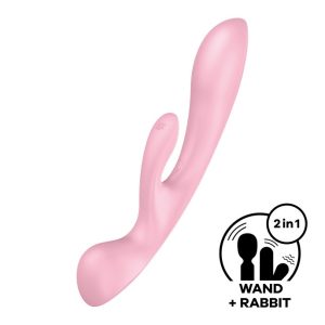 MULTI VIBRADOR TRIPLE OH ROSA SATISFYER 8 MULTI VIBRADOR TRIPLE OH ROSA SATISFYER - Image 1