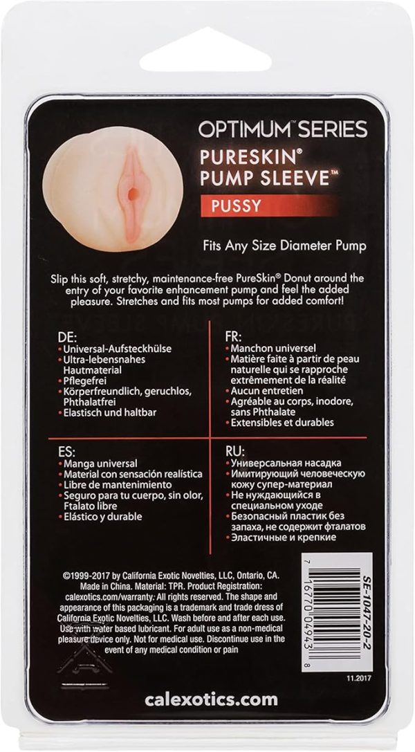 MANGA EM FORMA DE VAGINA PARA BOMBA DE SUCÇÃO