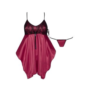 CAMISA DE NOITE E TANGA JULIETA ROXO BEAUTY NIGHT FASHION - Image 8