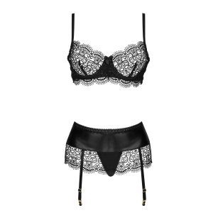 CONJUNTO DE 3 PEÇAS ADELIA PRETO BEAUTY NIGHT FASHION - Image 7