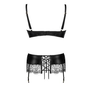 CONJUNTO DE 3 PEÇAS ADELIA PRETO BEAUTY NIGHT FASHION - Image 8