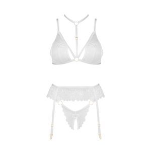 CONJUNTO DE 3 PEÇAS NOEMI BRANCO BEAUTY NIGHT FASHION - Image 9
