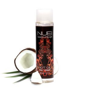 ÓLEO DE MASSAGEM COM EFEITO CALOR COCO HOT OIL NUEI 100ML - Image 3