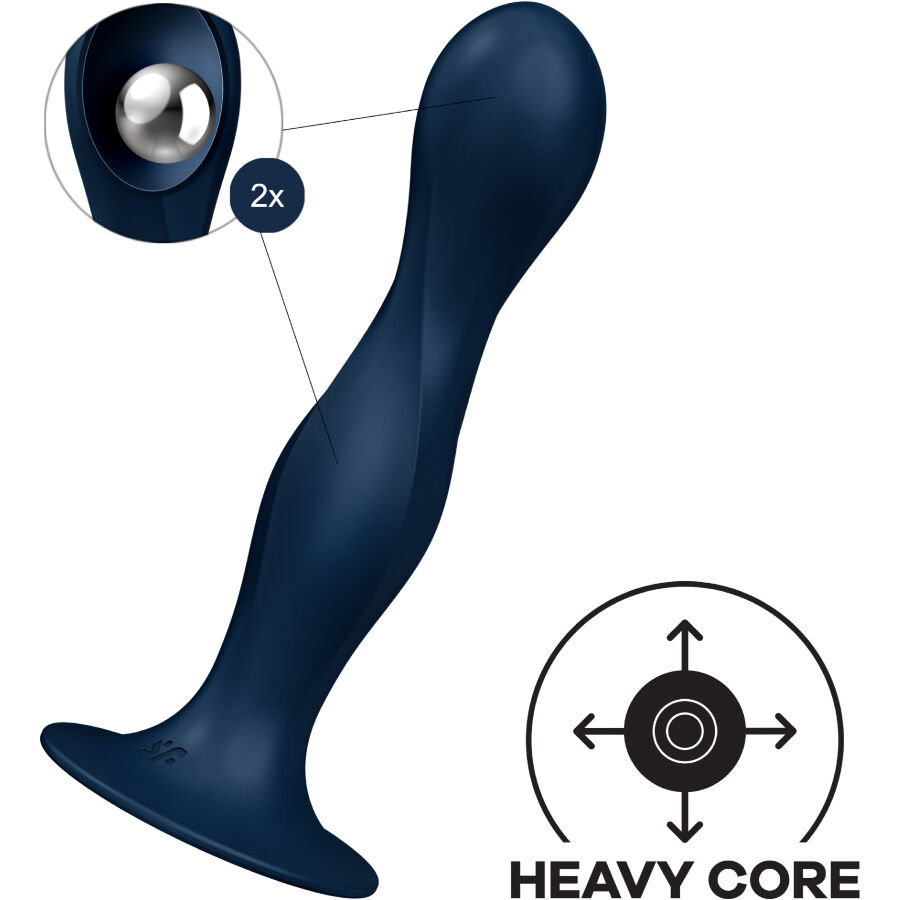 Flame Love Shop 11 DILDO CINÉTICO SATISFYER DOUBLE BALL-R | AZUL