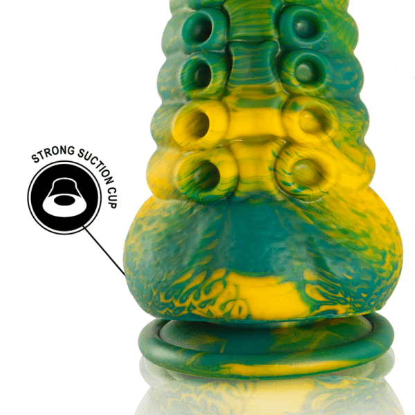DILDO CETUS GREEN TENTACLE | PEQUENO
