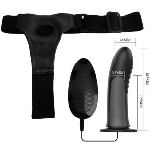 STRAP-ON MYRON COM VIBRAÇÃO E DILDO OCO - Image 9