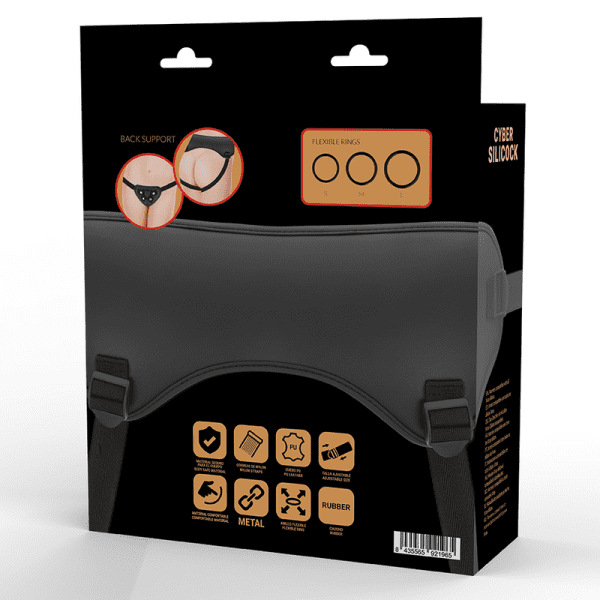 ARNÊS COM 3 ANÉIS DE SILICONE