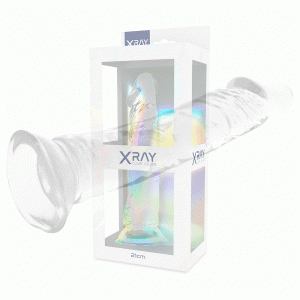 DILDO CLEAR (TRANSPARENTE) | 21 CM / 4 CM 7 TESTE