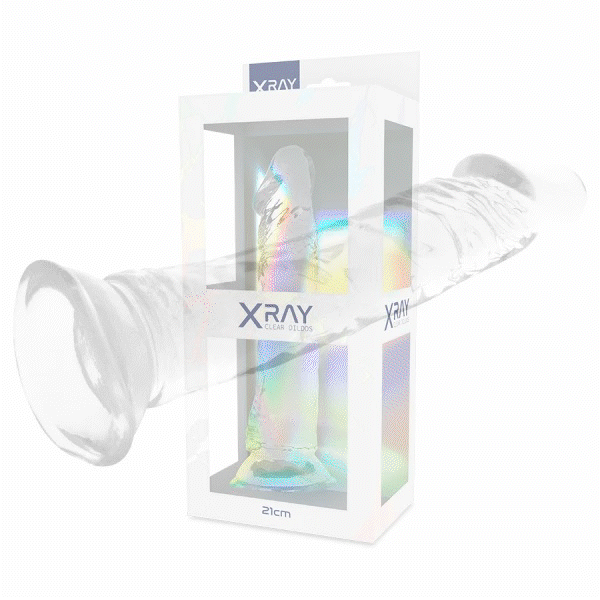 DILDO CLEAR (TRANSPARENTE) | 21 CM / 4 CM 6 DILDO CLEAR (TRANSPARENTE) | 21 CM / 4 CM