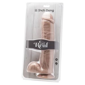 DILDO REALÍSTICO GET REAL COM TESTÍCULOS (NATURAL) | 28 CM - Image 2