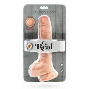 DILDO REALÍSTICO DUAL DENSITY COM TESTÍCULOS (NATURAL) | 25,5 CM - Image 3