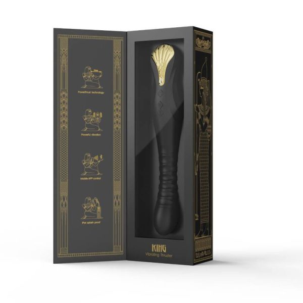 VIBRADOR KING THRUSTER | PRETO