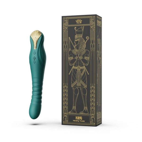 VIBRADOR KING THRUSTER | VERDE