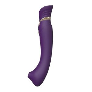 PACK SUGADOR DE CLÍTORIS + VIBRADOR PONTO G QUEEN SET | ROXO - Image 10