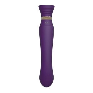 PACK SUGADOR DE CLÍTORIS + VIBRADOR PONTO G QUEEN SET | ROXO - Image 9