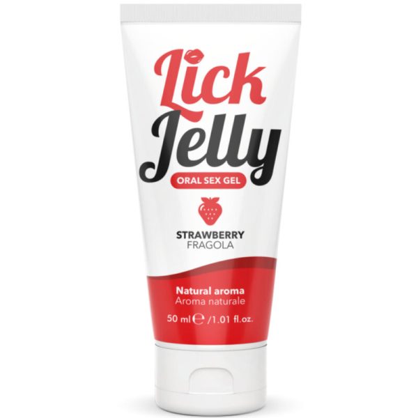 LUBRIFICANTE LICK JELLY DE MORANGO