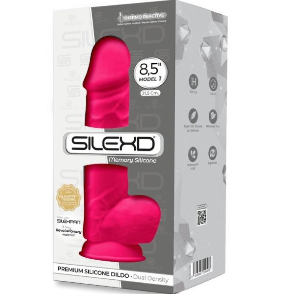 DILDO REALÍSTICO MODELO 1 (FÚCSIA) | 21,5 CM 2 DILDO REALÍSTICO MODELO 1 (FÚCSIA) | 21,5 CM