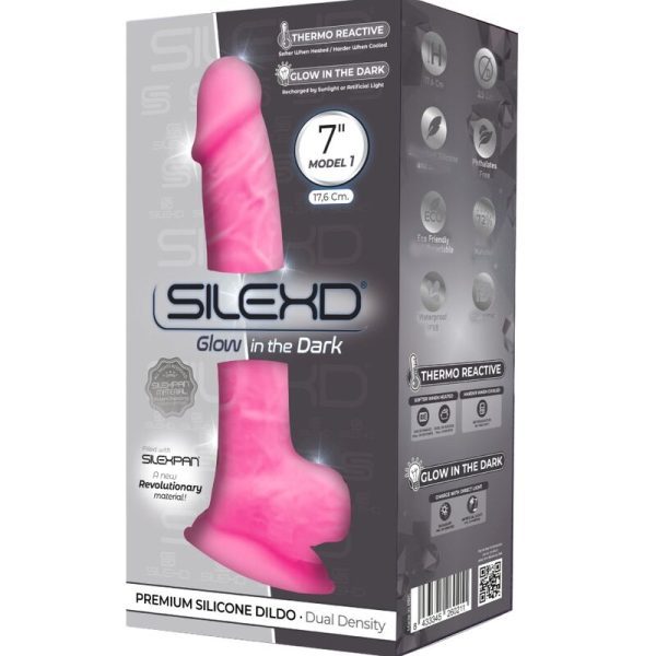 DILDO REALÍSTICO MODELO 1 (ROSA FLUORESCENTE) | 17,5 CM