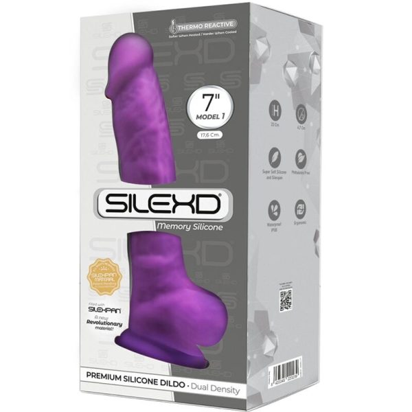 DILDO REALÍSTICO MODELO 1 (VIOLETA) | 17,5 CM