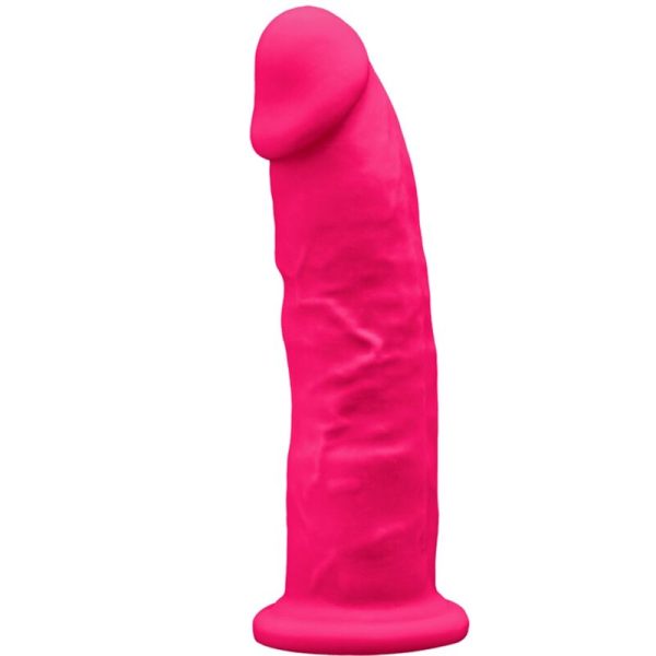 DILDO REALÍSTICO MODELO 2 FÚCSIA DE 19 CM