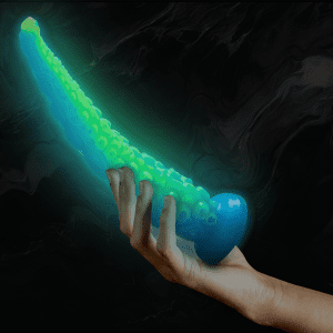 DILDO SCYLLA TENTACLE FLUORESCENTE | GRANDE - Image 9