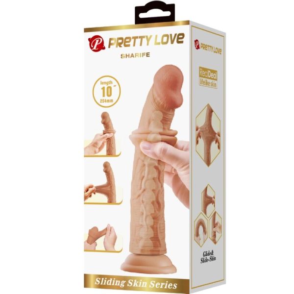 DILDO REALÍSTICO SHARIFE (NATURAL) | 25 CM