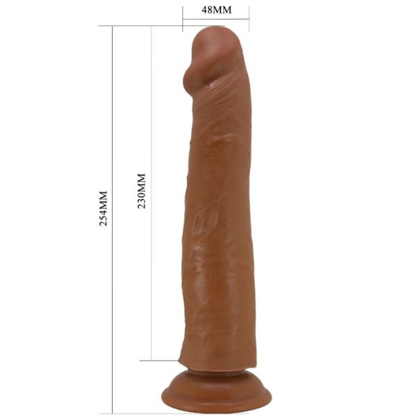 DILDO REALÍSTICO SHARIFE (CASTANHO) | 25 CM