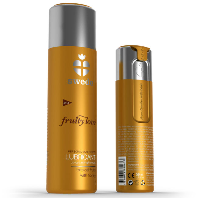 Flame Love Shop 10 LUBRIFICANTE DE FRUTAS TROPICAIS E MEL DE 50 ML