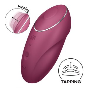 ESTIMULADOR TAP & CLIMAX 1 VERMELHO SATISFYER - Image 1
